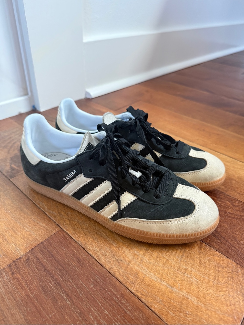 adidas Samba Classic Suede Women’s Sneakers - Black & Cream